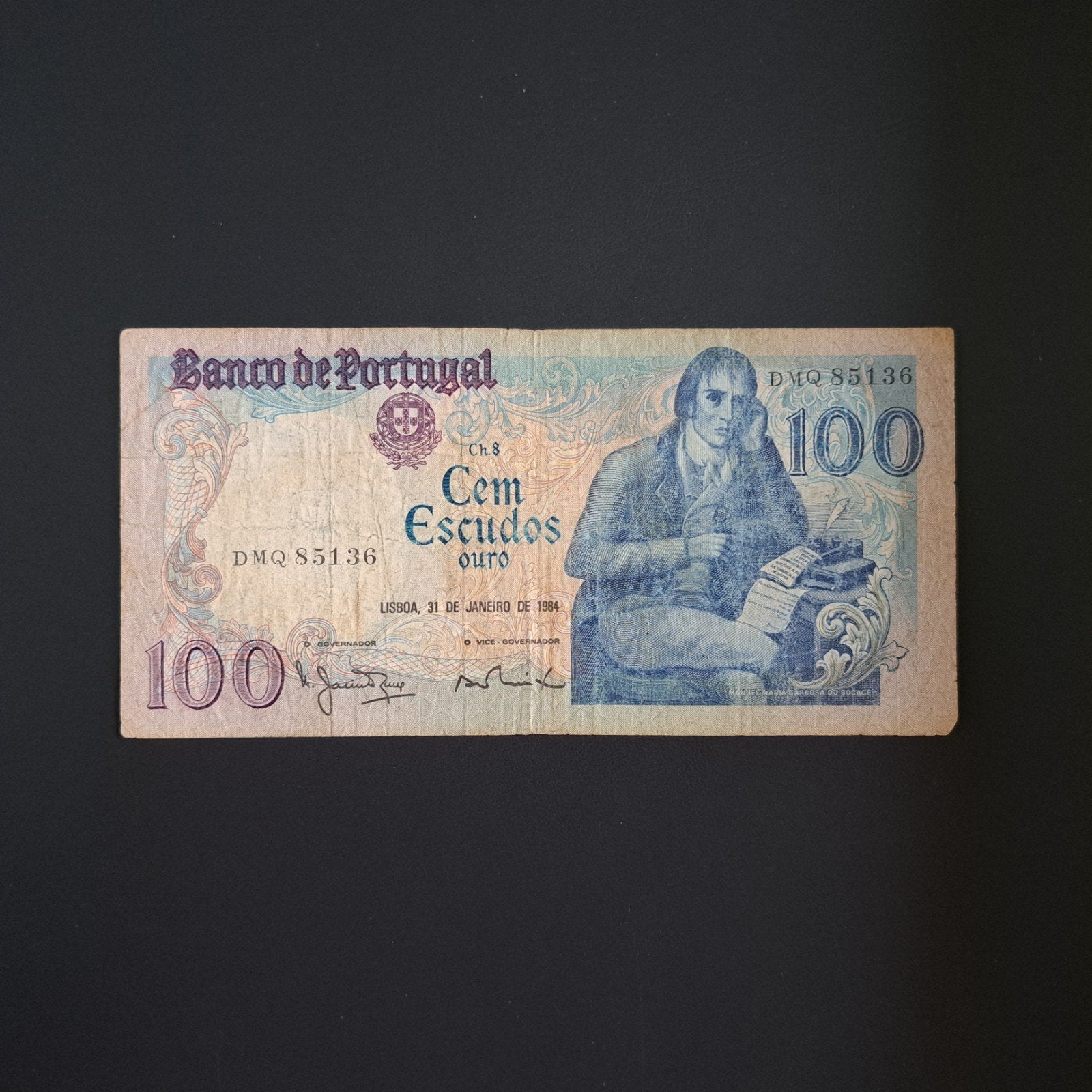100 escudo Portugal #043, Verzenden, Overige landen, Los biljet