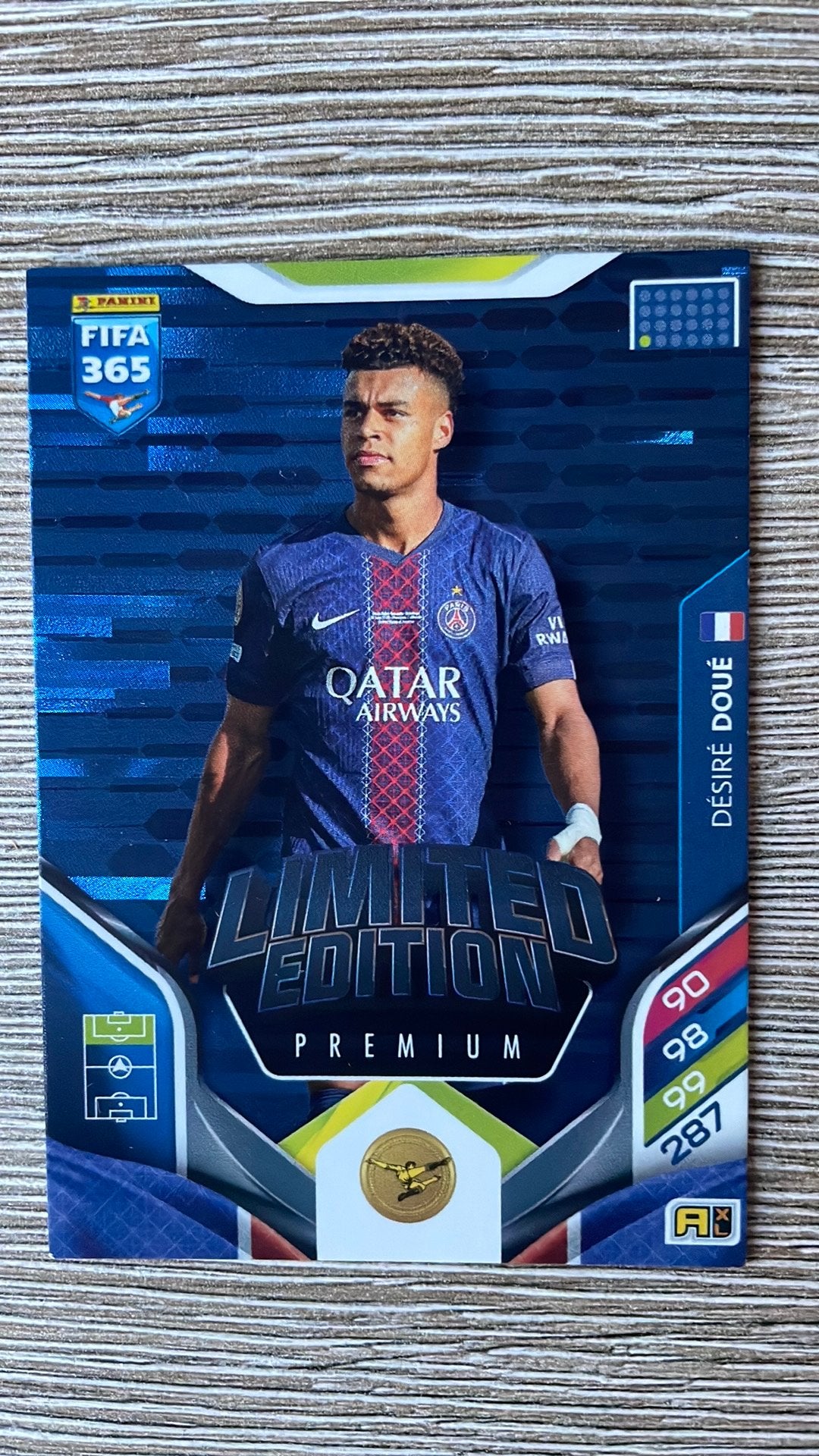 Panini FIFA 365 Adrenalyn 2026 Désiré Doué Limited Edition, Ophalen of Verzenden, Nieuw, Plaatje
