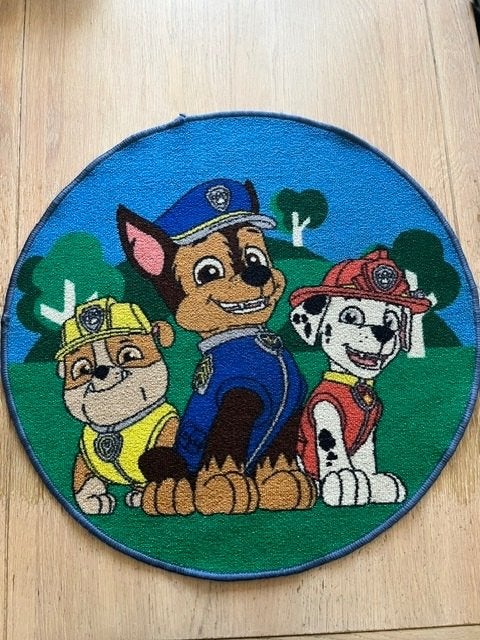 rond vloerkleed Paw Patrol, Kinderen en Baby's, Ophalen of Verzenden, Zo goed als nieuw, Kleed of Kussen