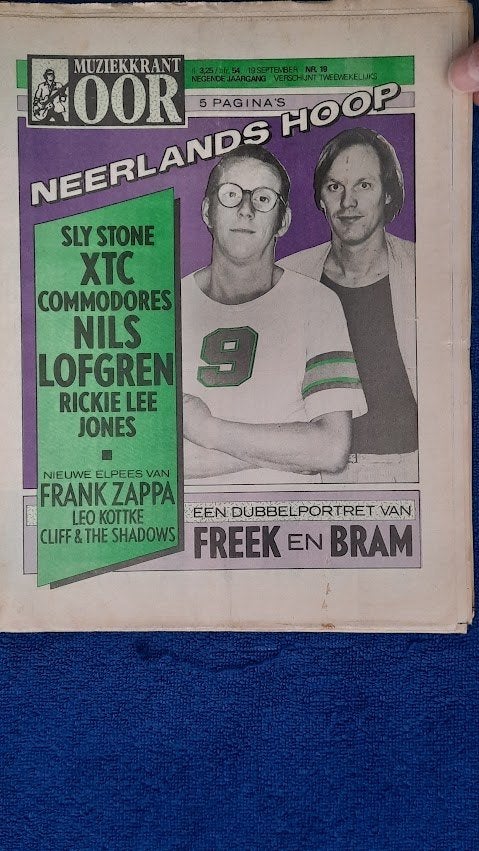 OOR 19-1979 Neerlands Hoop Sly Stone XTC Commodores Nils Lo, Ophalen of Verzenden, Zo goed als nieuw, Muziek, Film of Tv