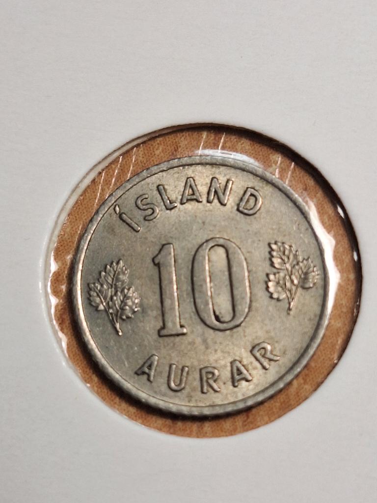 IJSLAND 10 aurar 1953 (#112), Postzegels en Munten, Munten | Europa | Niet-Euromunten, Ophalen of Verzenden, Overige landen, Losse munt