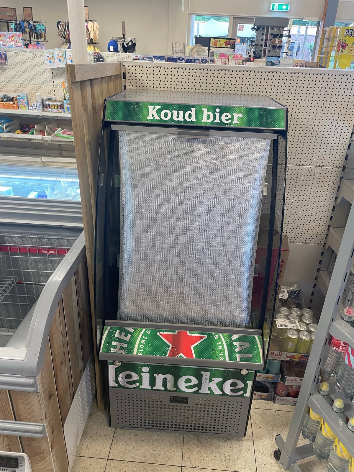 Heineken koelkast (afsluitbaar) - Zo goed als nieuw, Ophalen, Zonder vriesvak, 160 cm of meer, 45 tot 60 cm