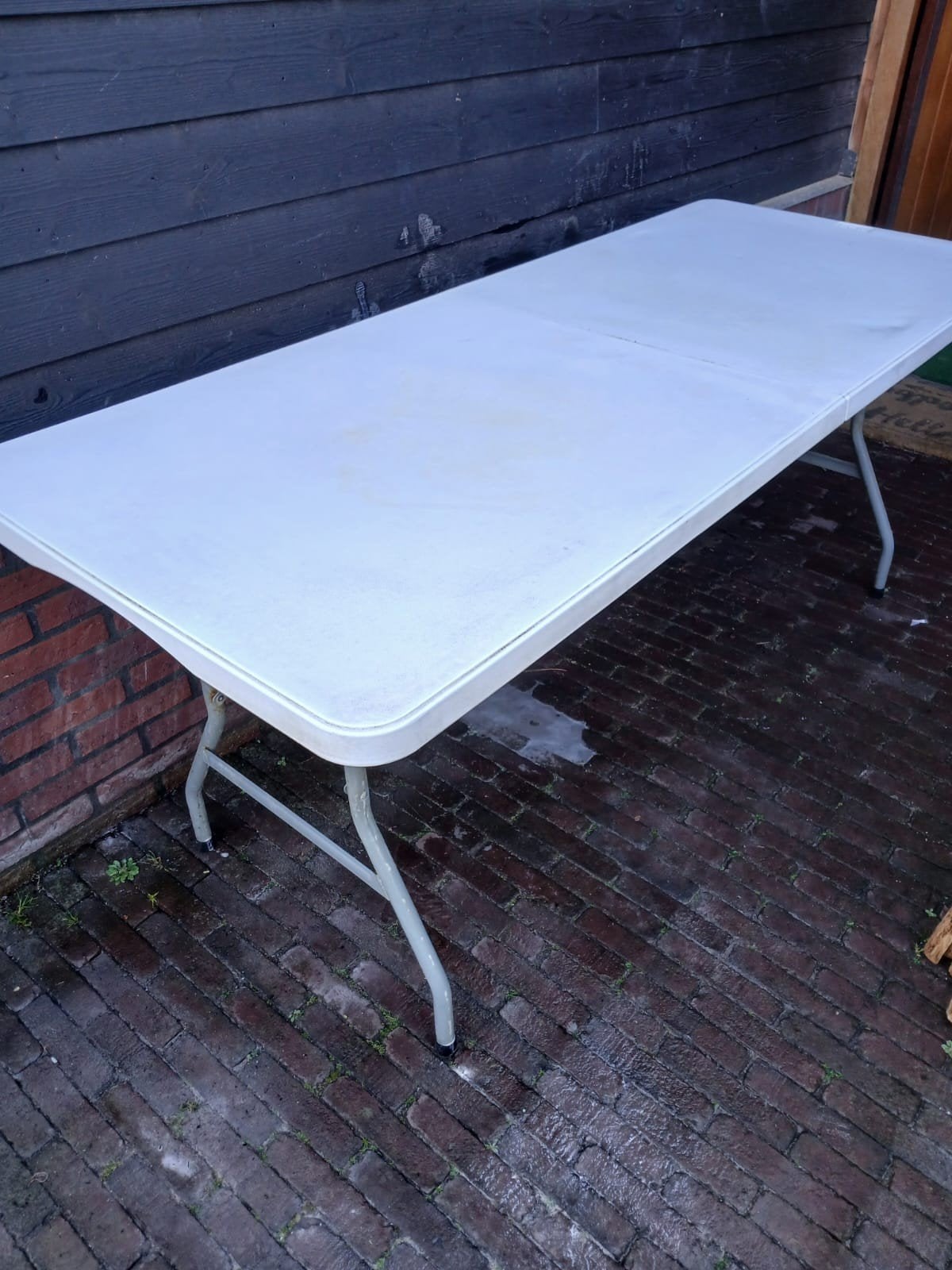 Redwood campingtafel inklapbaar buffettafel, Caravans en Kamperen, Kampeermeubelen, Ophalen, Zo goed als nieuw, Campingtafel