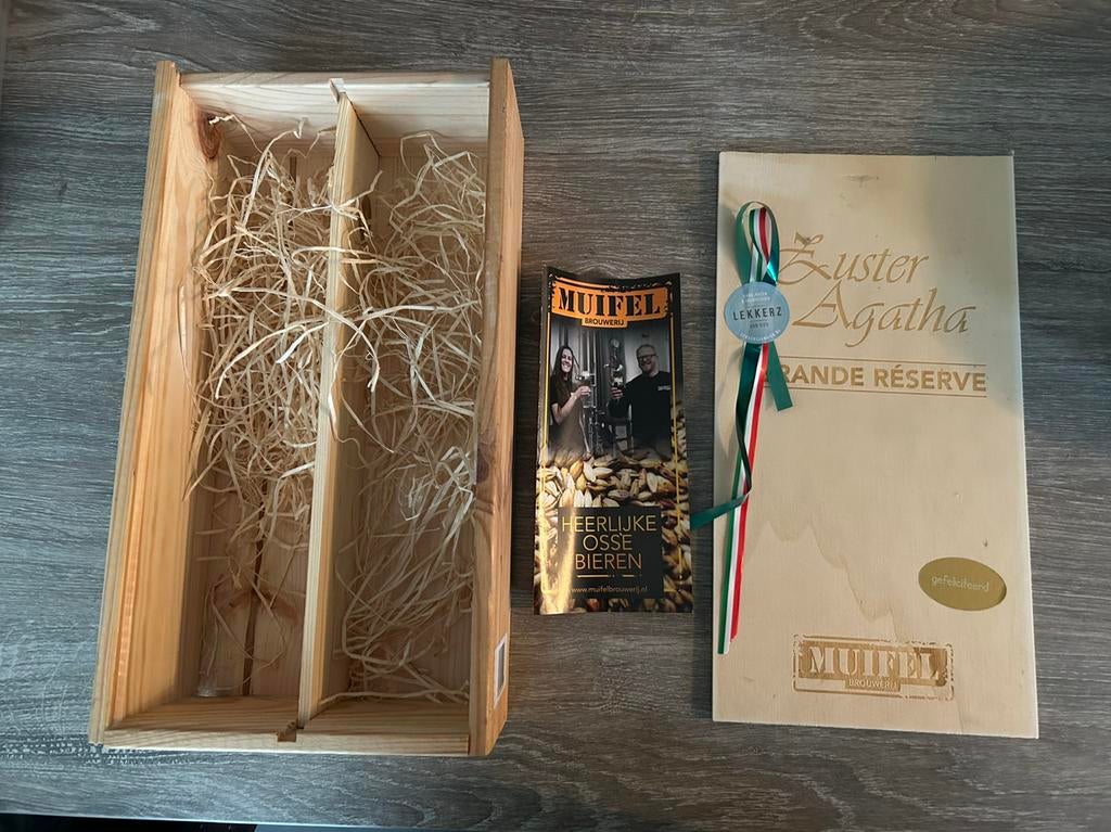 Muifel vrouwerij - zuster agatha / cadeau verpakking - kist, Ophalen of Verzenden, Nieuw
