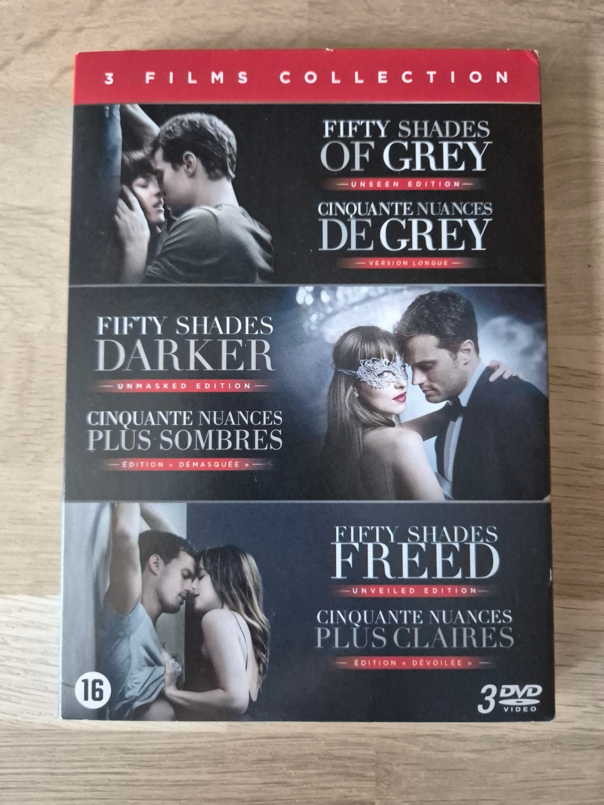 Fifty Shades Trilogie Collectie - 3 Films, Engels, Vanaf 16 jaar, Speciale editie, Nederlands