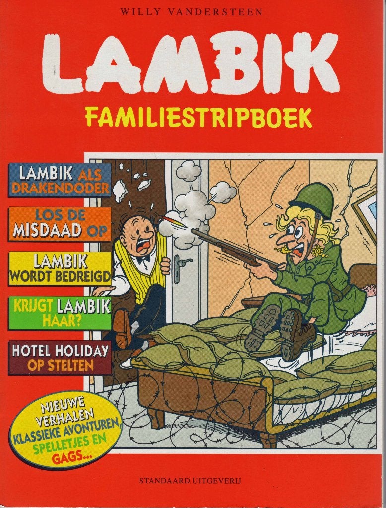 Stripboek Lambik met 5 verhalen, Boeken, Willy Vandersteen, Eén stripboek, Nieuw, Ophalen of Verzenden