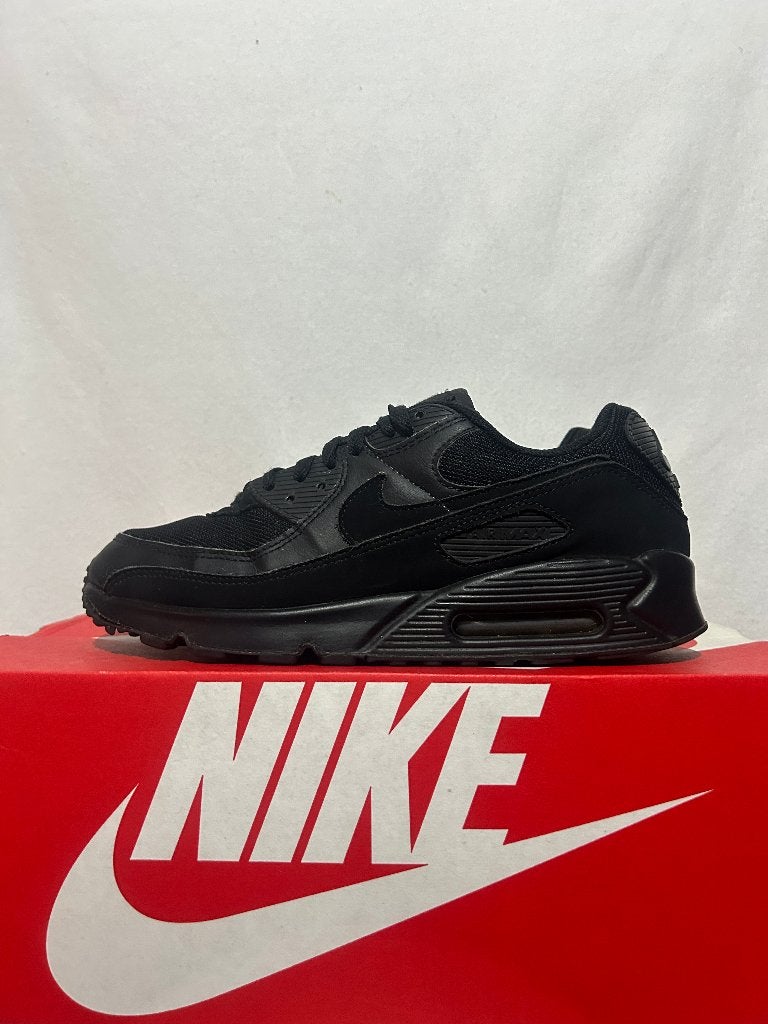 Maat 44 - Nike Air Max 90 Triple Black, Kleding | Heren, Schoenen, Verzenden, Zwart, Nike, Sneakers of Gympen