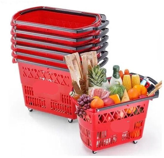 Winkelmandje - Winkelwagen - Winkelmand - op Wieltjes - Wink, Corvance B.V., Verzenden, Nieuw, Corvancebol@gmail.com