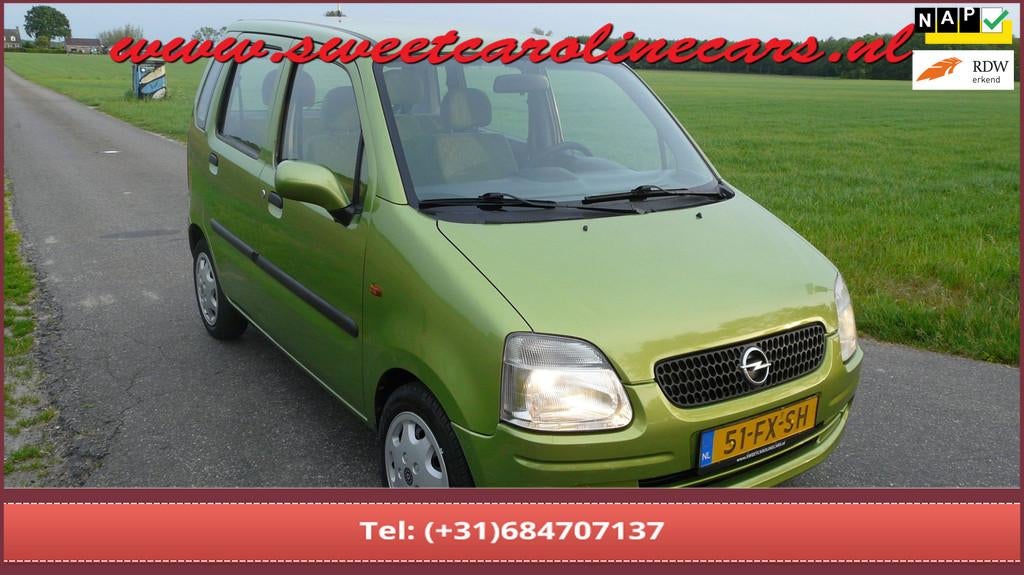 Opel Agila 1.2-16V Comfort,Elec.pakket,Stuurbekrachtiging, Voorwielaandrijving, Origineel Nederlands, 75 pk, Euro 4