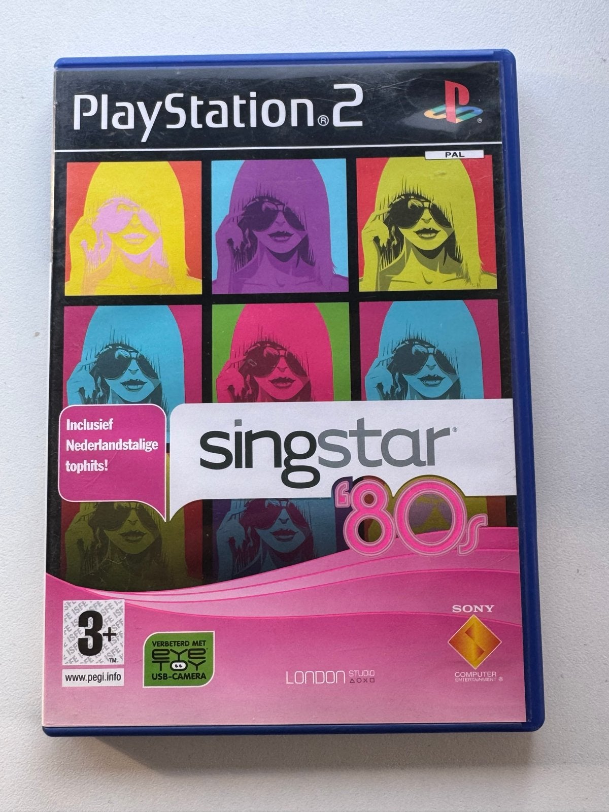 SingStar '80s - PlayStation 2 (PS2) - Inclusief handleiding, Muziek, Gebruikt, Eén computer, Ophalen of Verzenden