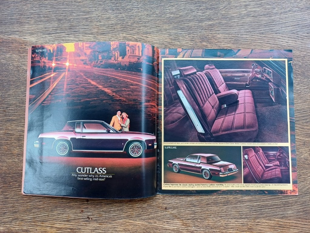 OLDSMOBILE 1980 dealer brochure folder origineel U.S.A., Ophalen of Verzenden, Zo goed als nieuw, Overige merken