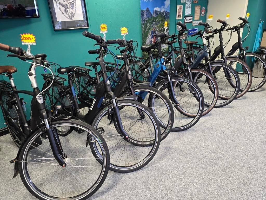 Gebruikte elektrische fietsen met Bosch middenmotor ,, Fietsen en Brommers, Elektrische fietsen, Gebruikt, 47 tot 51 cm, 50 km per accu of meer