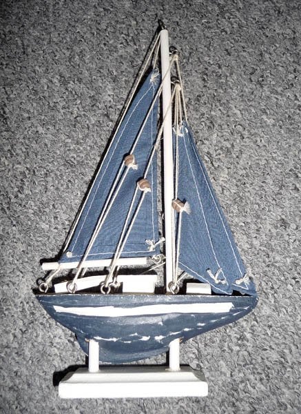 Zeilboot decoratie, Huis en Inrichting, Ophalen of Verzenden, Gebruikt