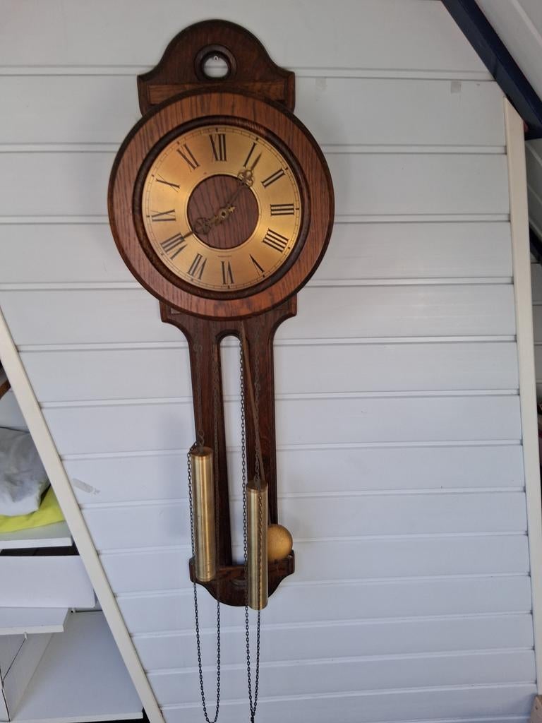 Jeka Wandklok met Gewichten - Klassiek Design, Ophalen
