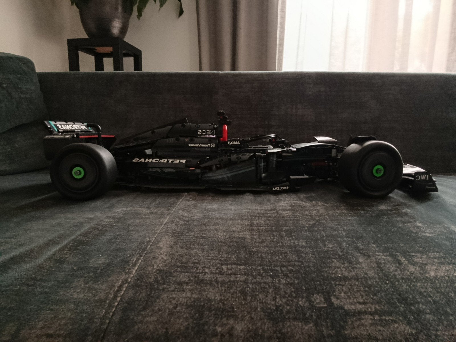 F1 auto technisch lego(Mercedes), Ophalen of Verzenden, Zo goed als nieuw, Auto, Overige merken