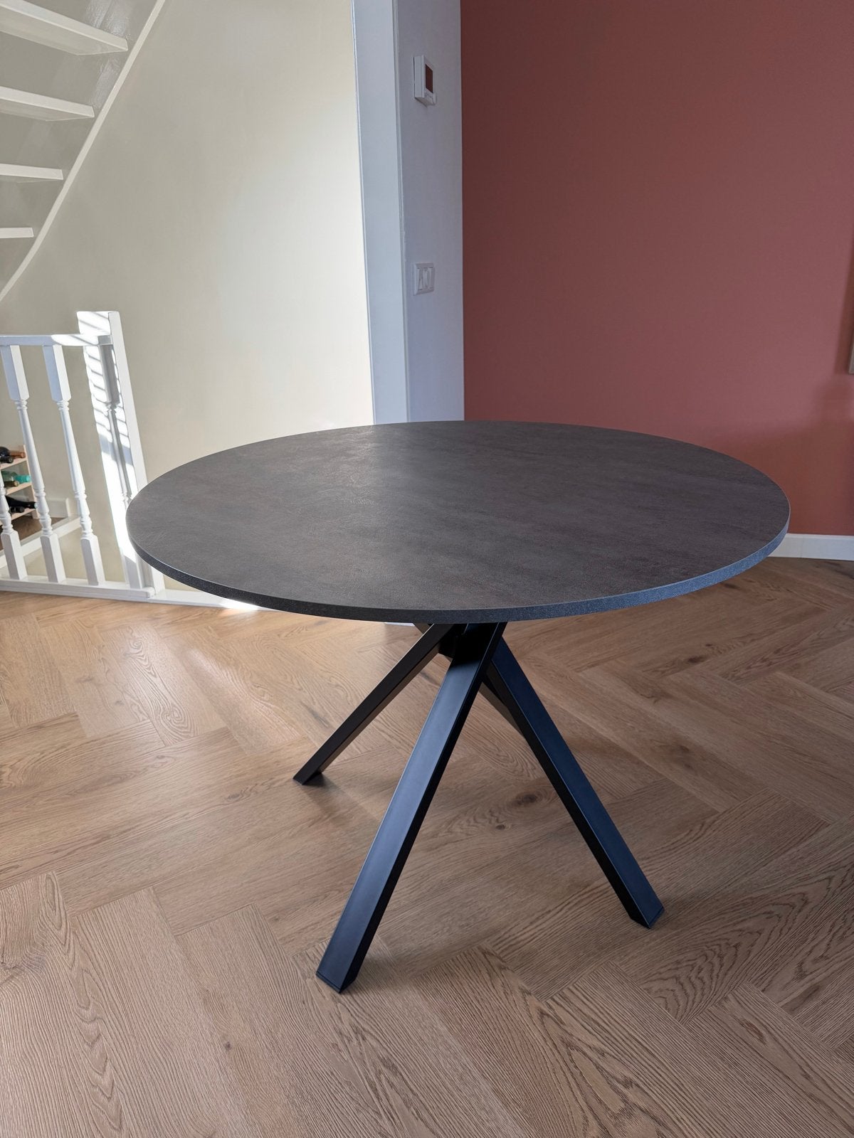 IKEA Mariedamm eettafel - Ø 105cm - Zo goed als nieuw, Ophalen, 100 tot 150 cm, Rond, Zo goed als nieuw
