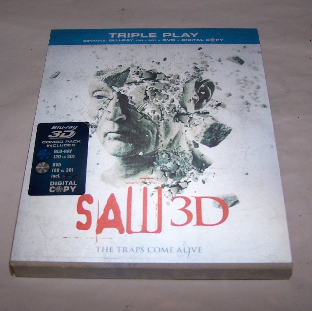 Luxe uitgave SAW 3D Combopack Blueray en DVD met 3D brillen., Cd's en Dvd's, Blu-ray, Ophalen of Verzenden, Nieuw in verpakking