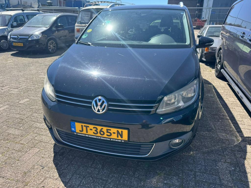 Volkswagen Touran 2.0 TDI 103KW Cross 2011 Zwart, Auto's, Voorwielaandrijving, 4 cilinders, Zwart, 19 km/l
