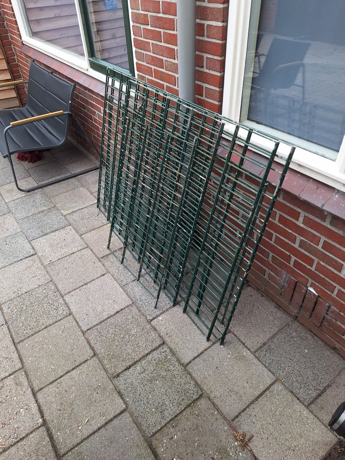 hekwerk / oud ijzer, Tuin en Terras, Tuinhekken en Hekwerk, Ophalen, Gebruikt, IJzer, Sierhekwerk