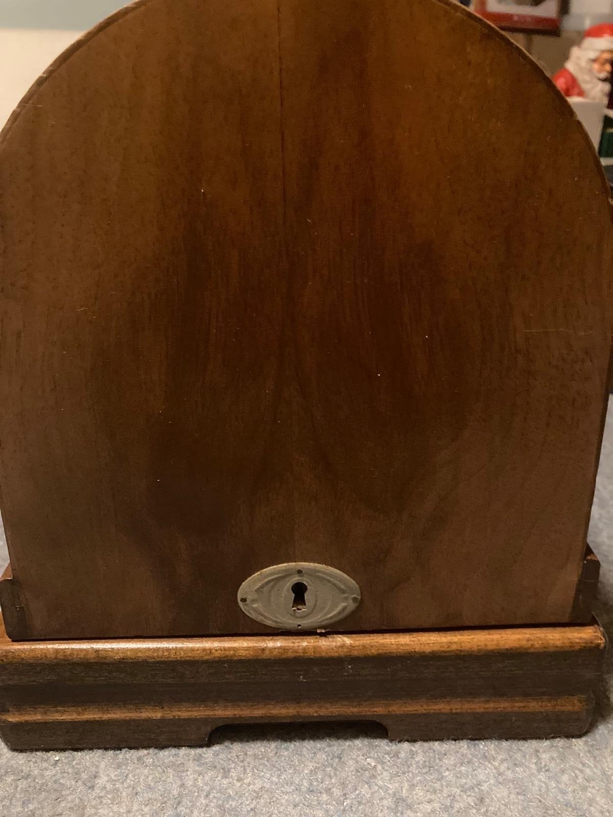 Antieke Gritzner Naaimachine in Houten Kast (sleutel kwijt), Ophalen