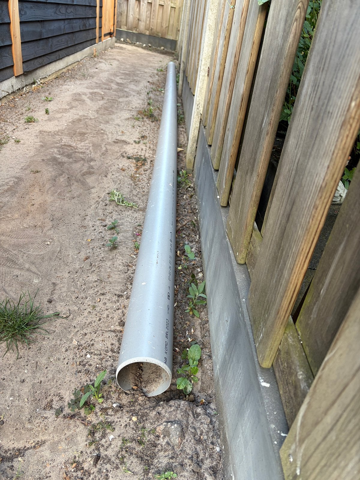 PVC rioolbuis dianeter 11 cm lengte 5 meter, Ophalen, Pvc, Nieuw, 4 tot 6 meter
