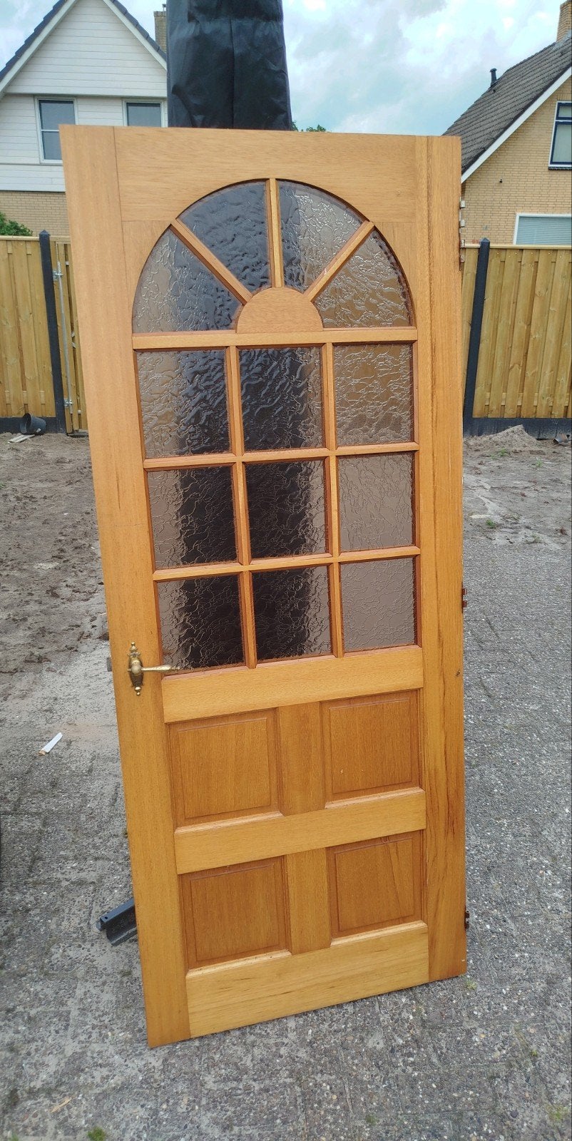 Toogdeur / kentucky binnen deur met glas, Doe-het-zelf en Verbouw, Deuren en Horren, Ophalen of Verzenden, Glas, Binnendeur, 200 tot 215 cm