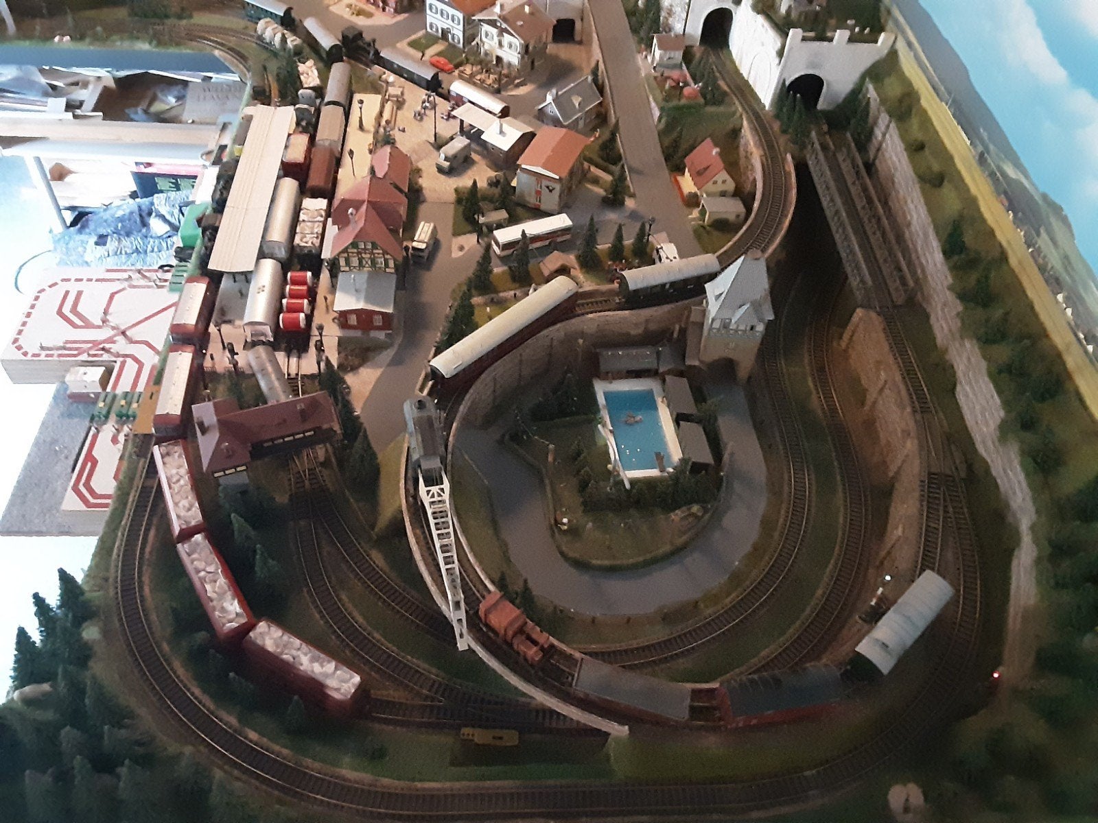 complete h.o modelbaan, Ophalen, Wisselstroom, Fleischmann, Analoog