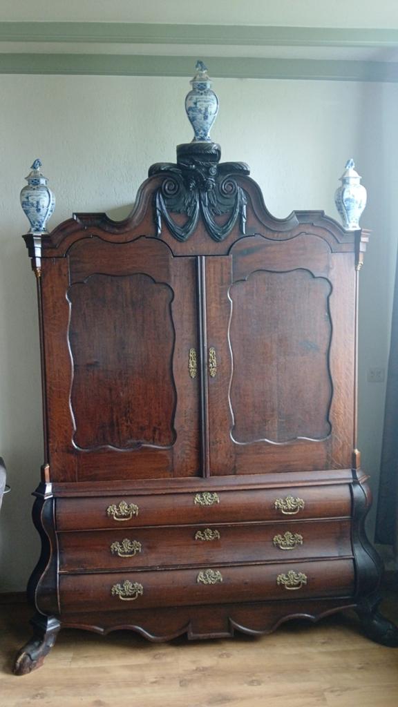 Vintage kabinet kast, Ophalen of Verzenden, Gebruikt