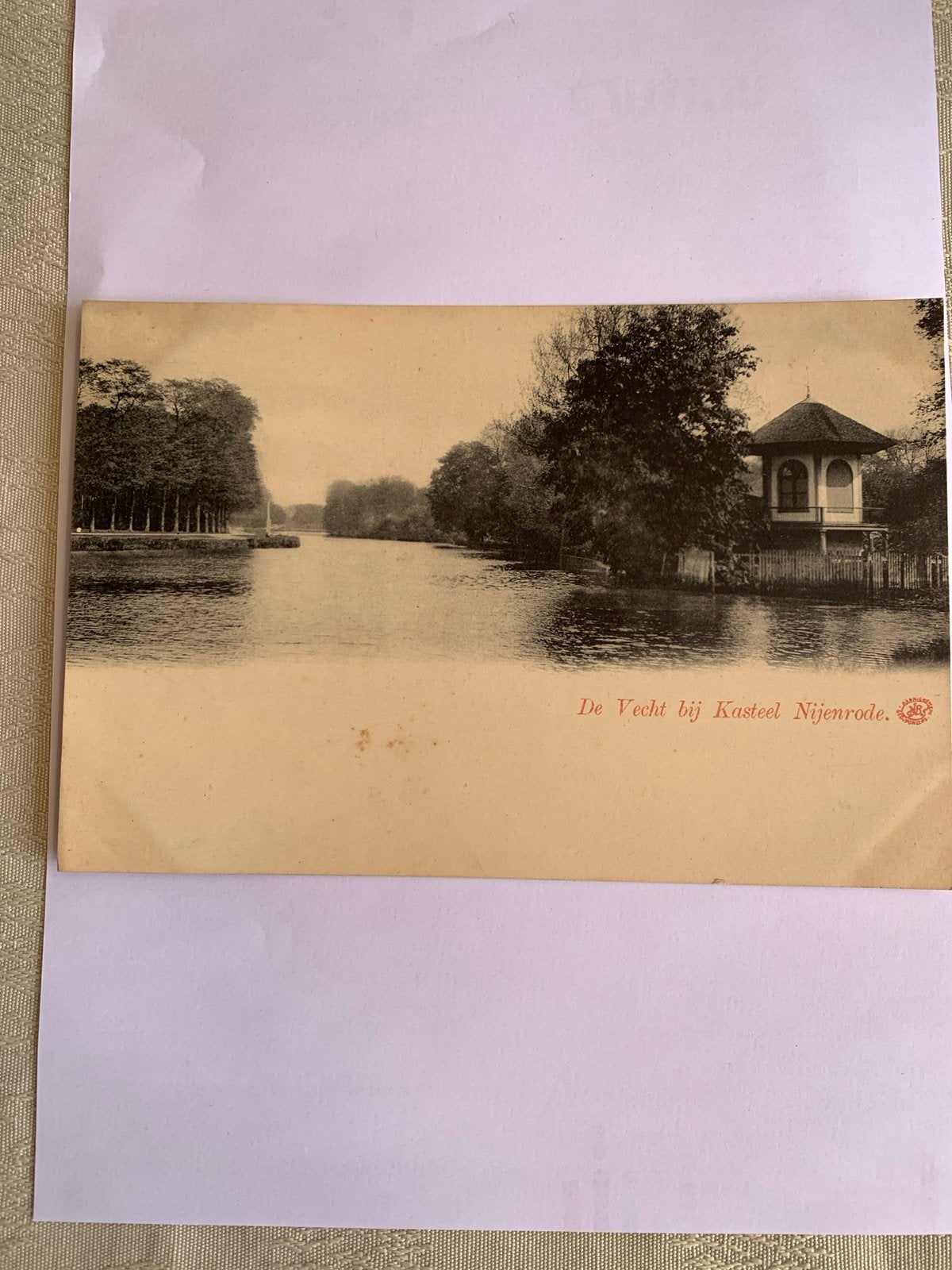 Oude Ansichtkaart: De Vecht bij Kasteel Nijenrode, Ophalen of Verzenden, Voor 1920, Gelopen, Utrecht