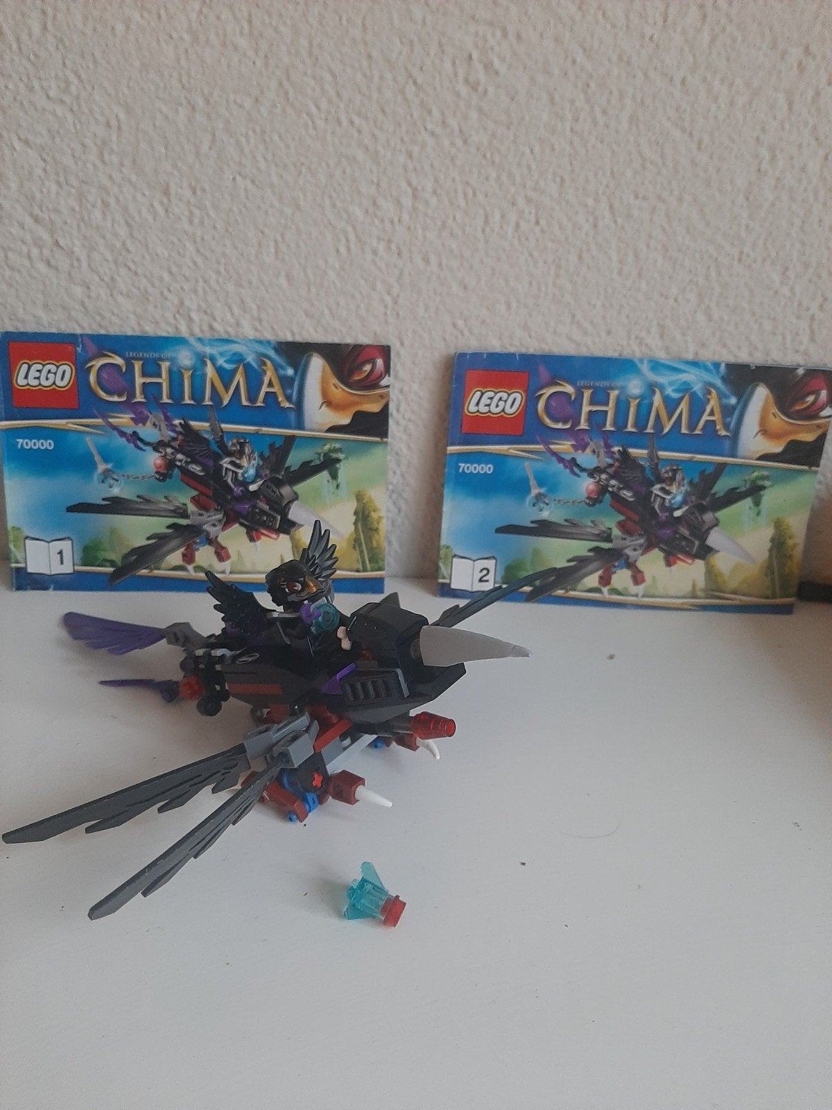 Lego Chima 70000 Razars Raven Raider met boekjes, Gebruikt, Lego, Ophalen of Verzenden, Inclusief instructies