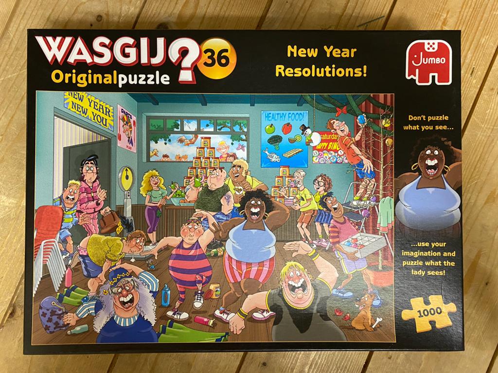 Wasgij puzzel nummer 36, nieuw gekocht 1 x gelegd., Ophalen of Verzenden, 500 t/m 1500 stukjes, Gebruikt, Legpuzzel