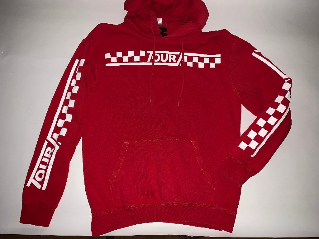 JUSTIN BIEBER trui XS in ~~nieuw~~ staat, Verzenden, Zo goed als nieuw, Maat 34 (XS) of kleiner, Rood
