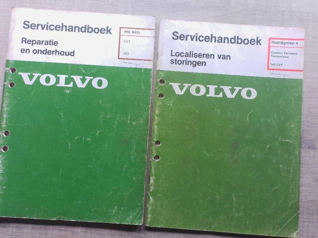 Volvo 343 dealer werkplaatsboeken CVT Automaatbak, Ophalen of Verzenden, Gelezen, Volvo