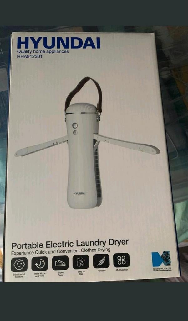 NIEUW Draagbare droger camping Laundry dryer, Minder dan 85 cm, Nieuw, Ophalen of Verzenden, Minder dan 4 kg