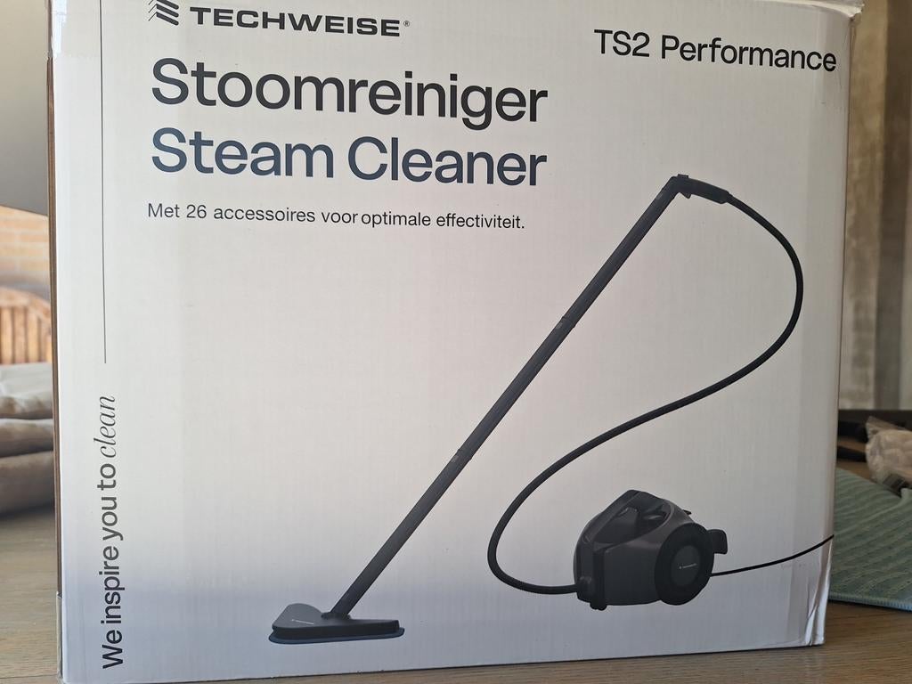 Techweise TS2 Performance Stoomreiniger - Nieuw in doos, Ophalen of Verzenden, Nieuw, Stoomreiniger
