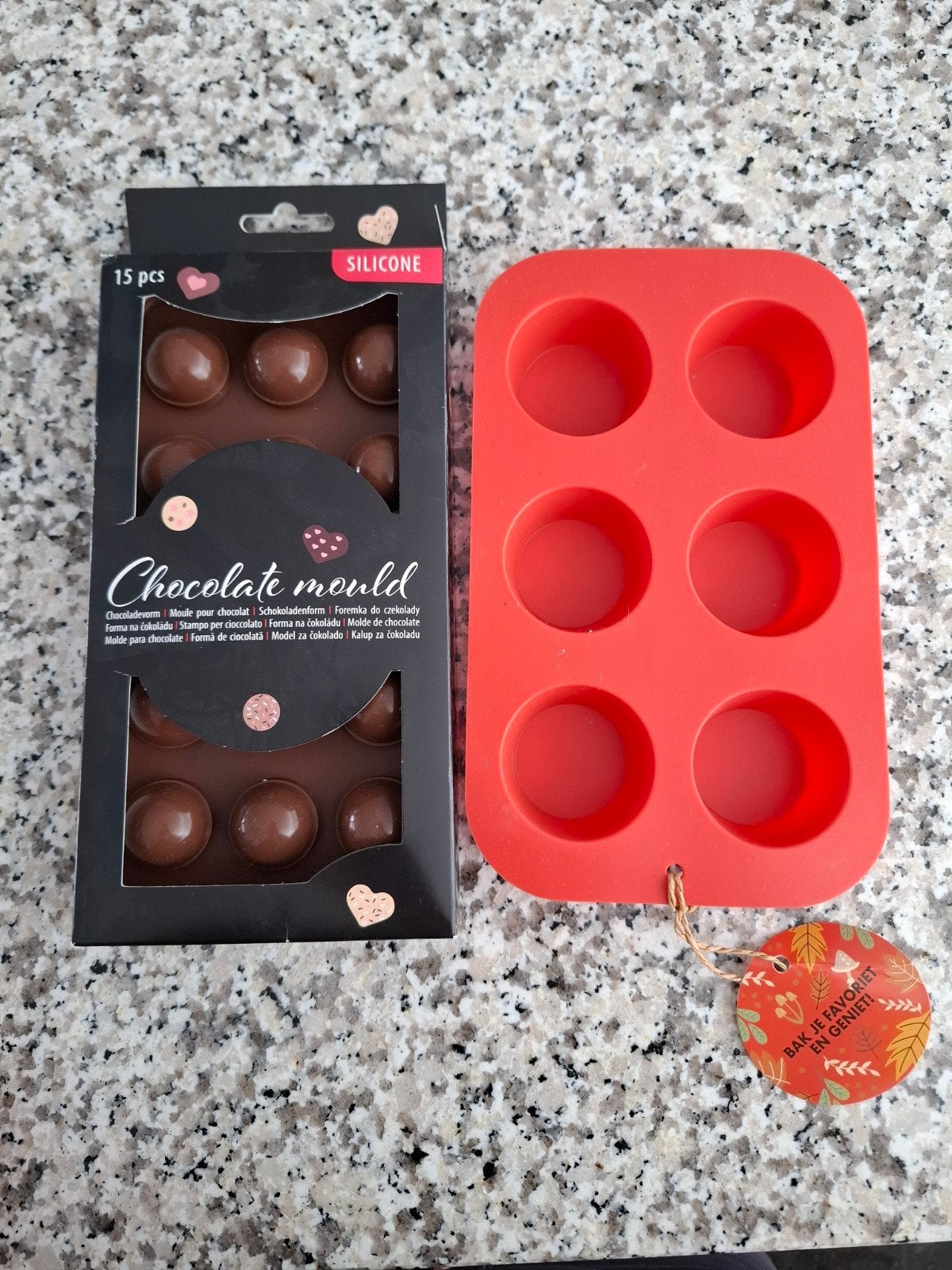 Siliconen bakvorm / chocoladevorm, Hobby en Vrije tijd, Taarten en Cupcakes maken, Ophalen of Verzenden, Nieuw, Bakvorm