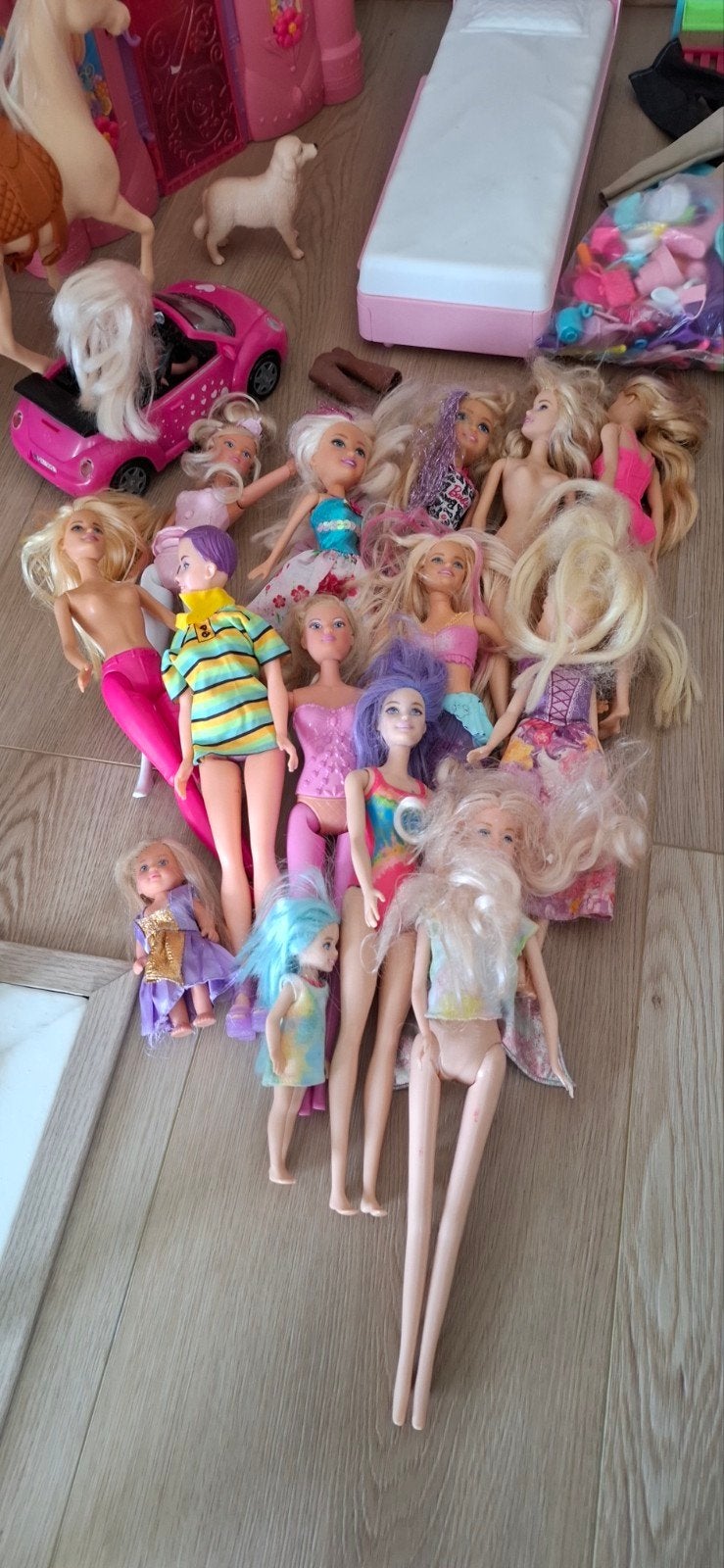 Grote Barbie-poppenset., Ophalen, Gebruikt