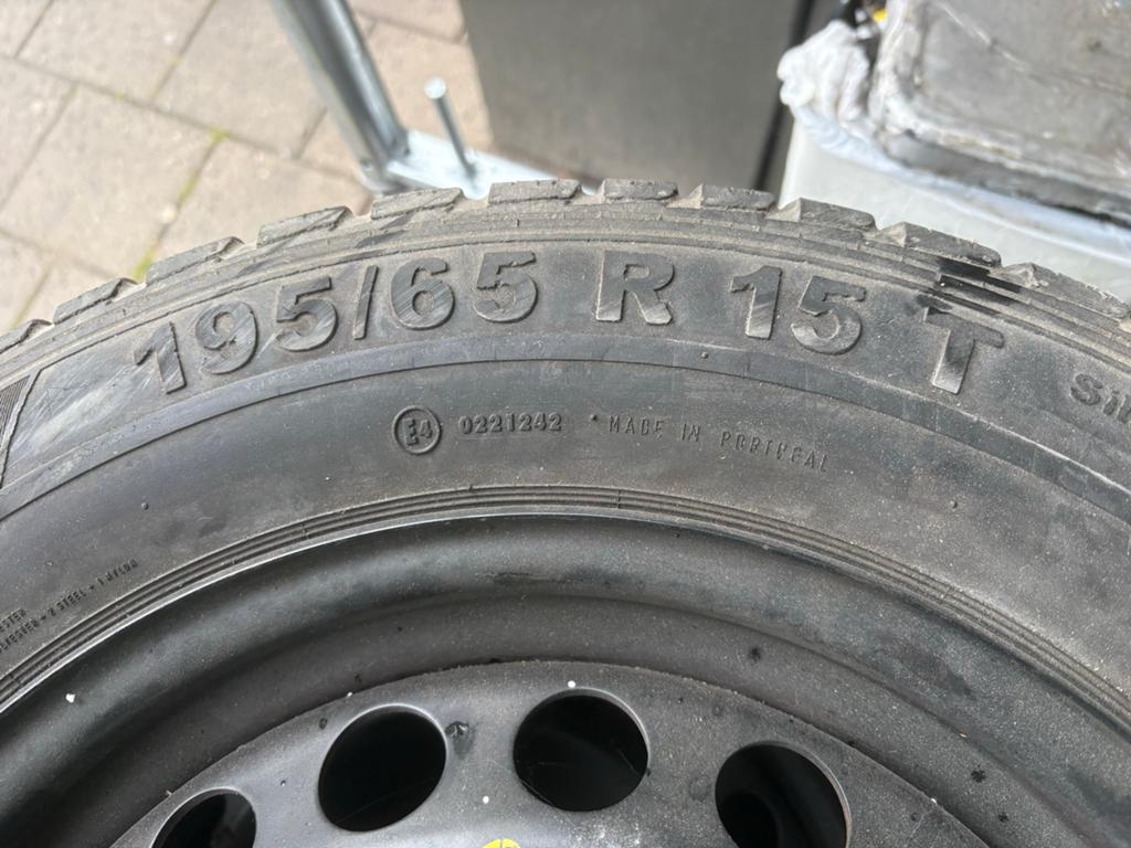 4x Michelin Alpin winterbanden op stalen velgen, Ophalen, Zo goed als nieuw