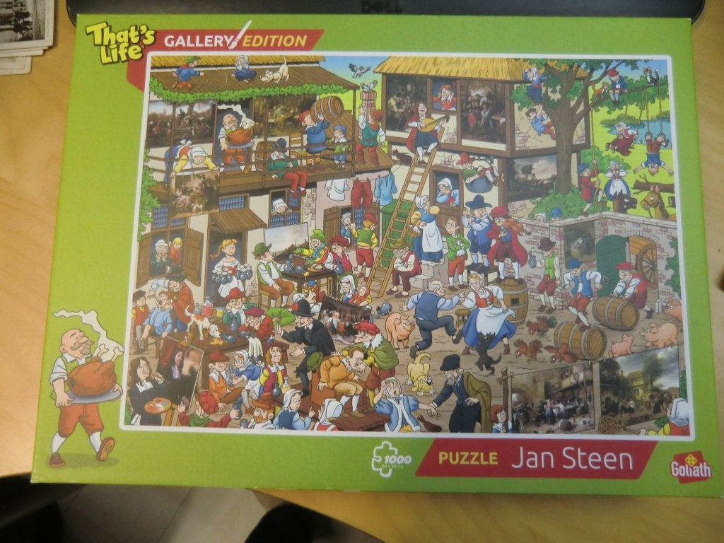 Puzzel: That's life gallery: Jan Steen, Ophalen of Verzenden, 500 t/m 1500 stukjes, Nieuw, Legpuzzel