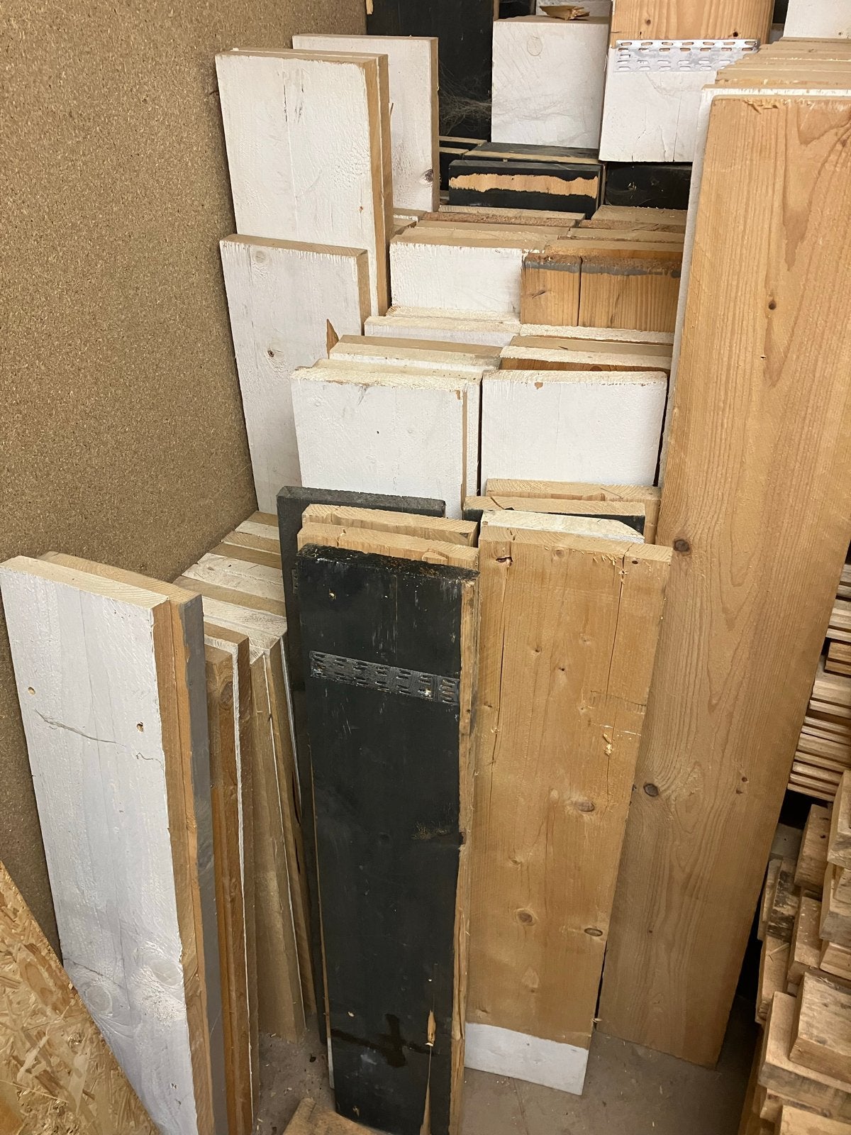 Steigerhouten planken (60-150 cm) - Diverse maten, Gebruikt, 25 tot 50 mm, Ophalen of Verzenden, Plank