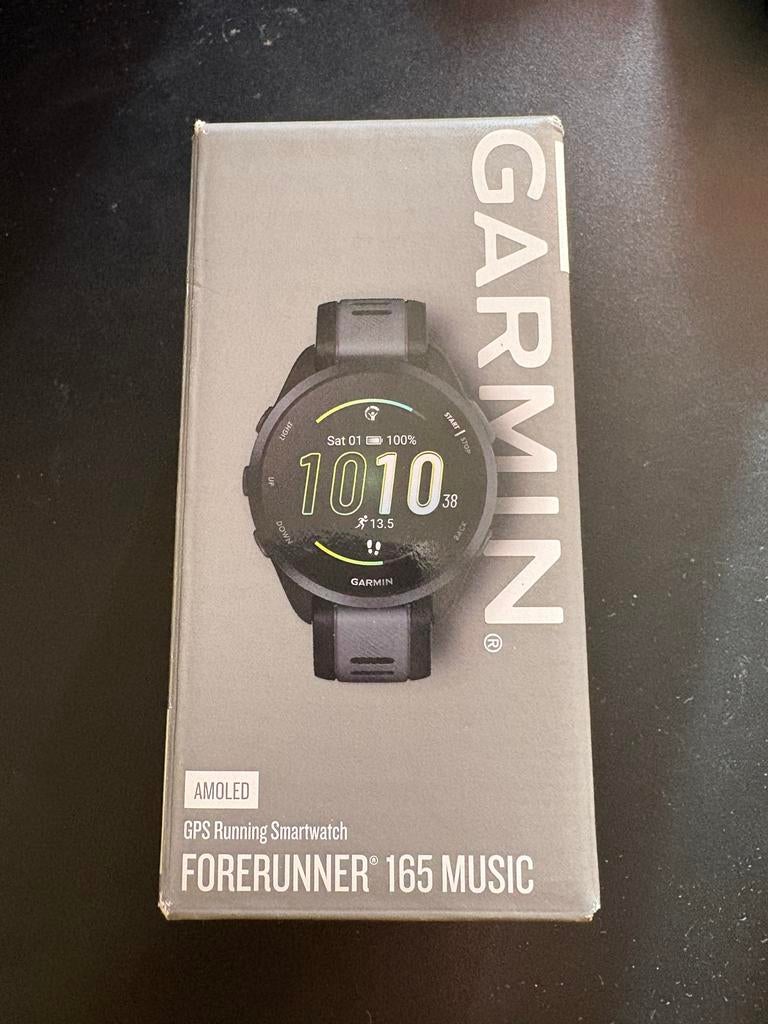Garmin Forerunner 165 Music GPS Hardloop Smartwatch, Sieraden, Tassen en Uiterlijk, Sporthorloges, Afstand, Zwart, Ophalen of Verzenden