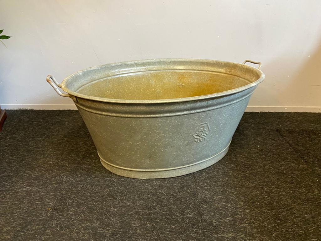 XL 88 cm zinken teil grote zinken plantenbak of mini-vijver, Ophalen, Zo goed als nieuw, Nvt, Nvt