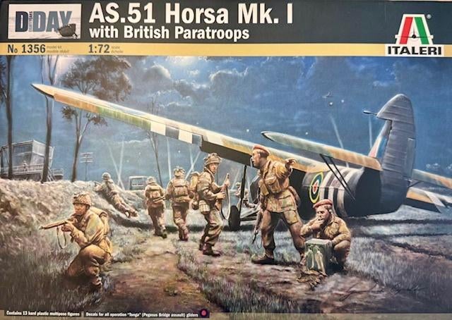 Coelianmodels, Italeri, 1356, AS.51 Horsa Mk.1, 1/72 € 32,99, Hobby en Vrije tijd, 1:72 tot 1:144, Italeri, Nieuw, Ophalen of Verzenden