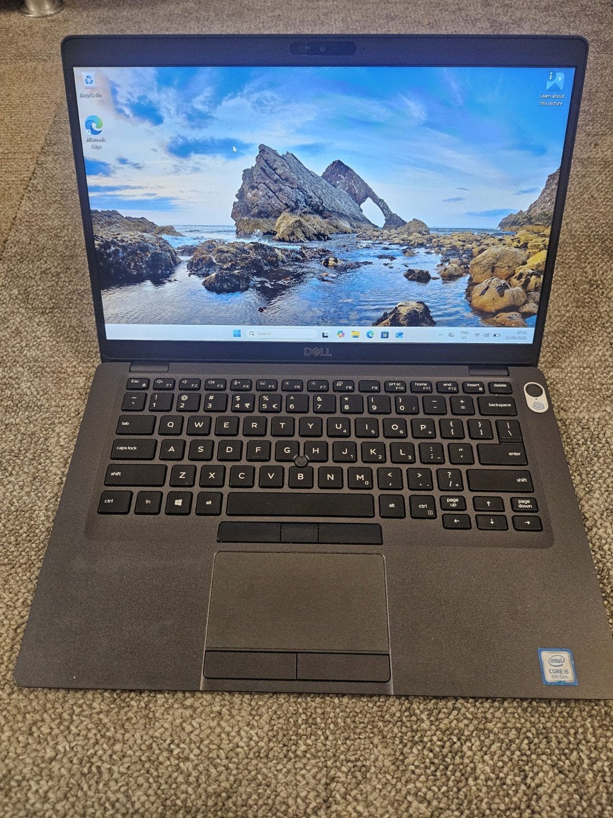 Dell Latitude 5400 Laptop i5-8265U 8GB RAM 512GB SSD, Intel Core i5-8265U, Qwerty, 8 GB, Minder dan 2 Ghz