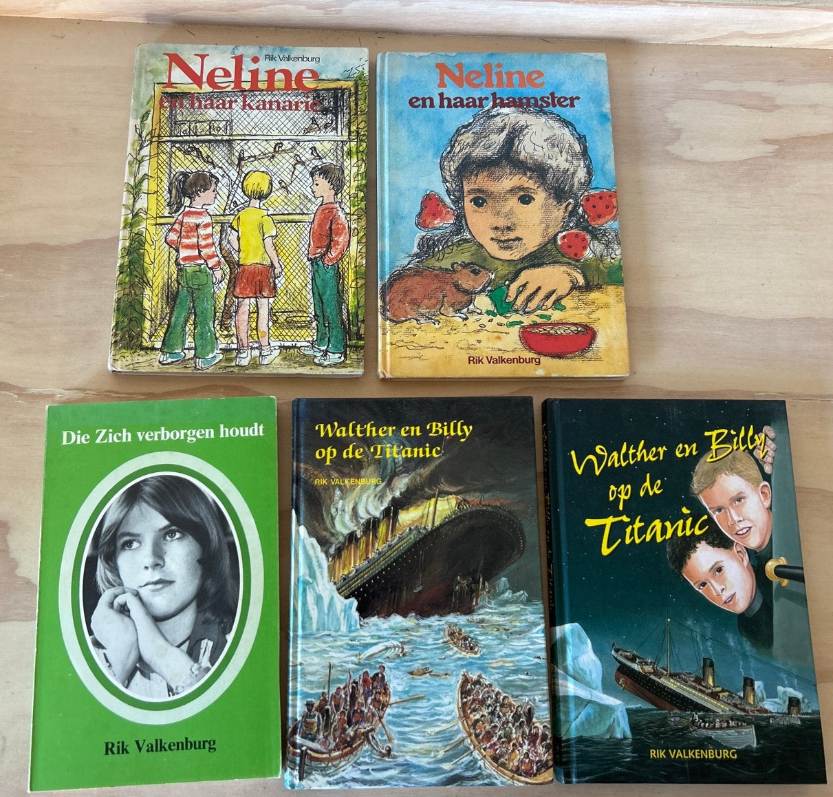 5x Rik Valkenburg boeken: Neline, Walther en Billy, Ophalen of Verzenden, Gelezen, Fictie
