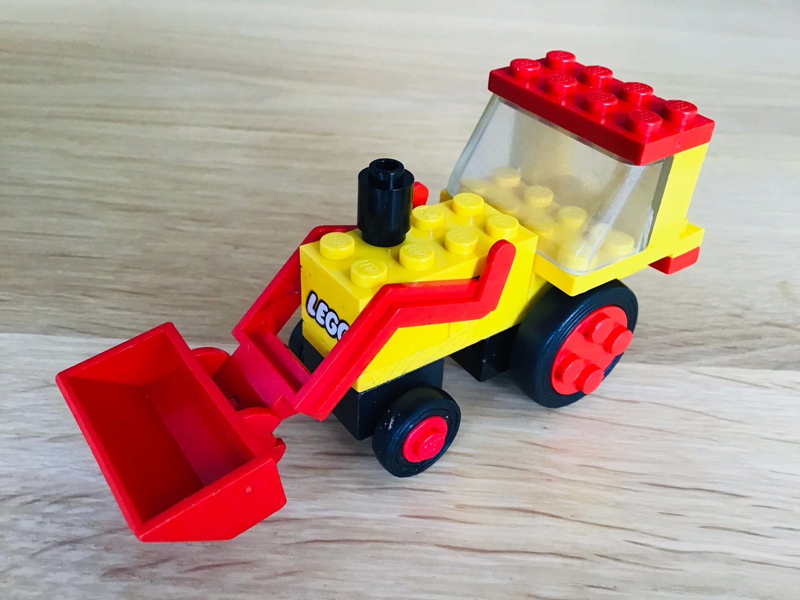 LEGO classic 614, legoland excavator, bulldozer, 1974, ZGAN, Kinderen en Baby's, Speelgoed | Duplo en Lego, Lego, Ophalen of Verzenden