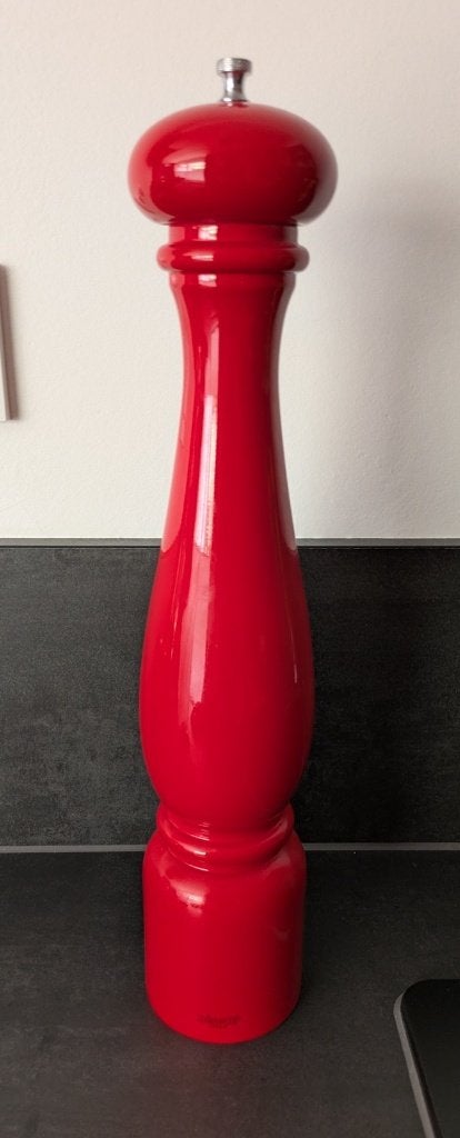 Bisetti Firenze pepermolen 42 cm - rood, Overige typen, Hout, Ophalen of Verzenden, Zo goed als nieuw