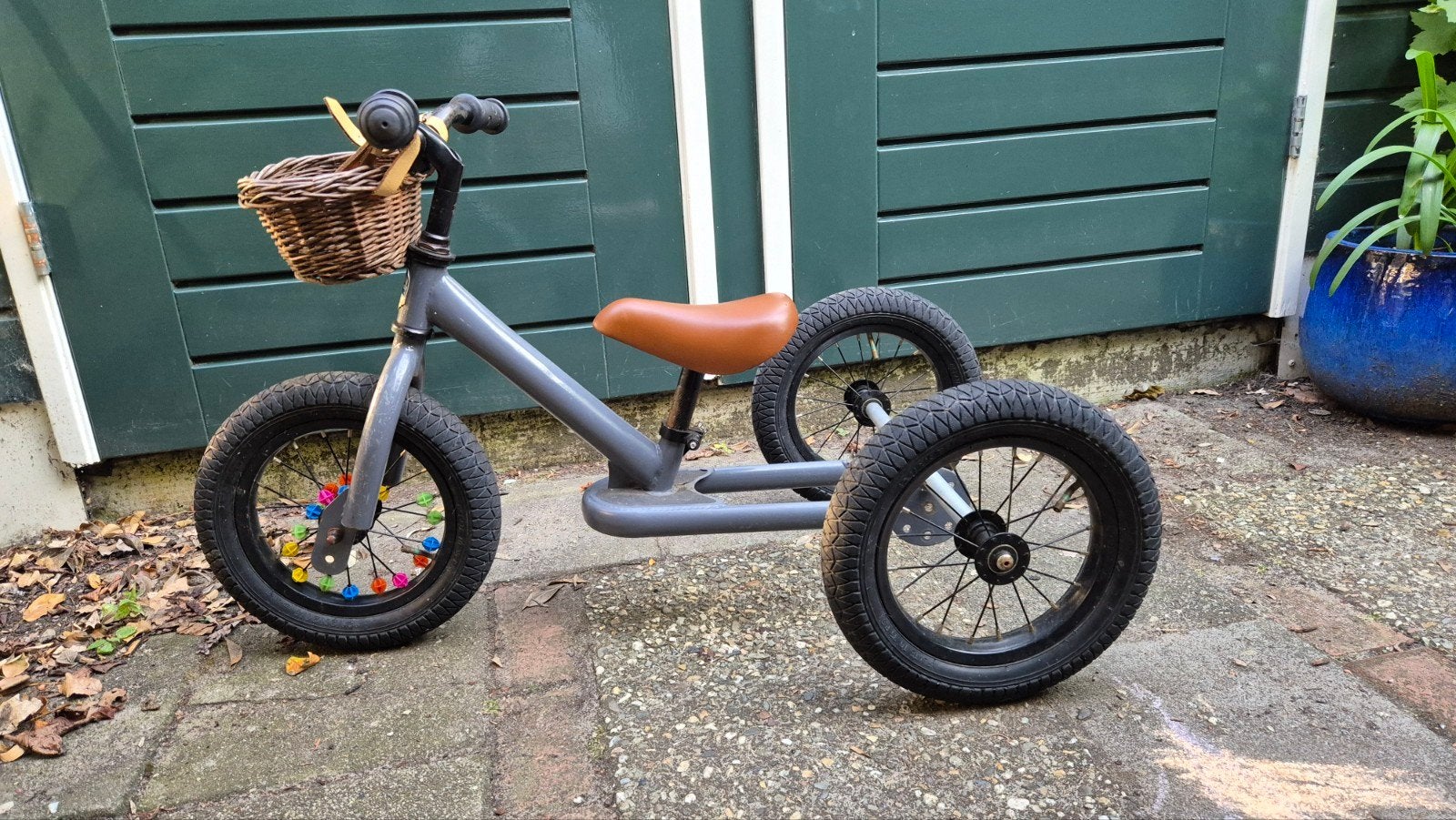Trybike loopfiets met mandje, Ophalen, Zo goed als nieuw, Loopfiets