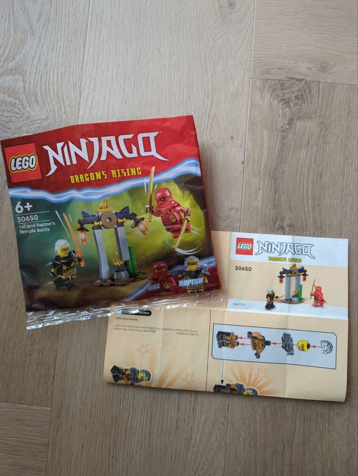 LEGO Ninjago 30650 Kai en Rapton's Tempelstrijd, Inclusief minifiguren, Lego, Nieuw, Ophalen of Verzenden