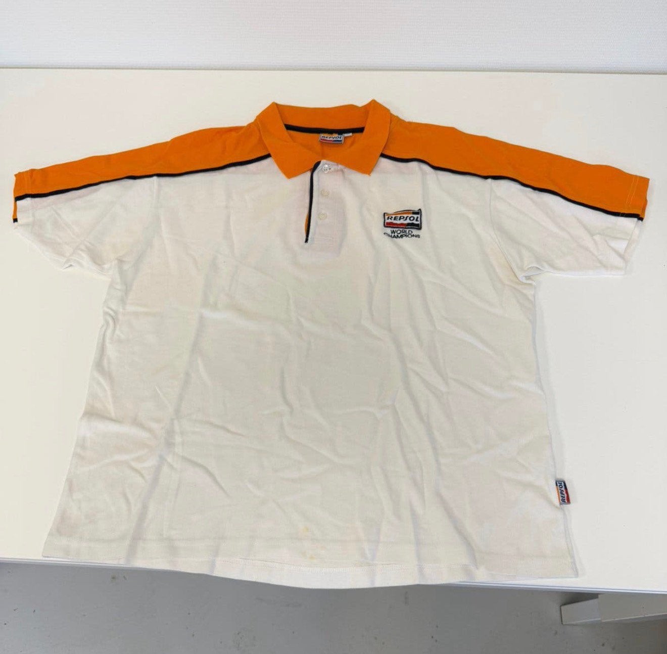 Repsol World Champions Polo XL Vintage MotoGP Motorsport, Ophalen of Verzenden, Zo goed als nieuw, Motoren